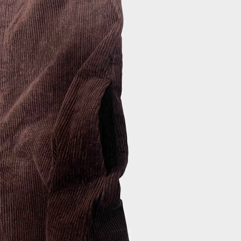 COS Kids‎ Girls Brown Corduroy Wide Leg Jumpsuit Overalls Size 6-8Y